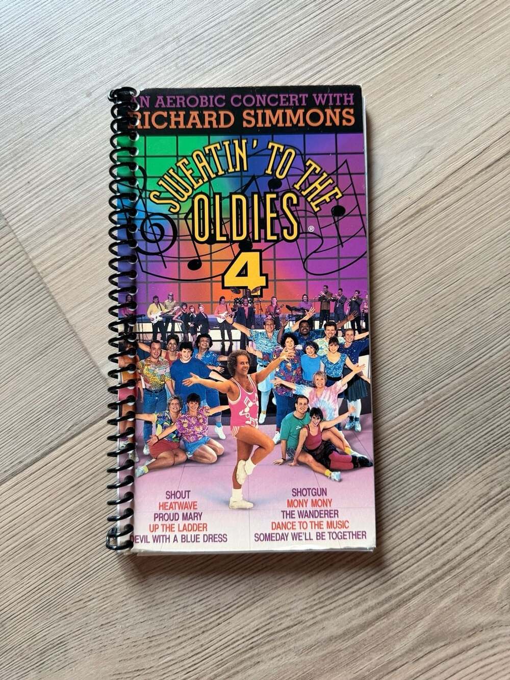 Richard Simmons Sweatin' To The Oldies 4 Aerobic Exercise Notebook